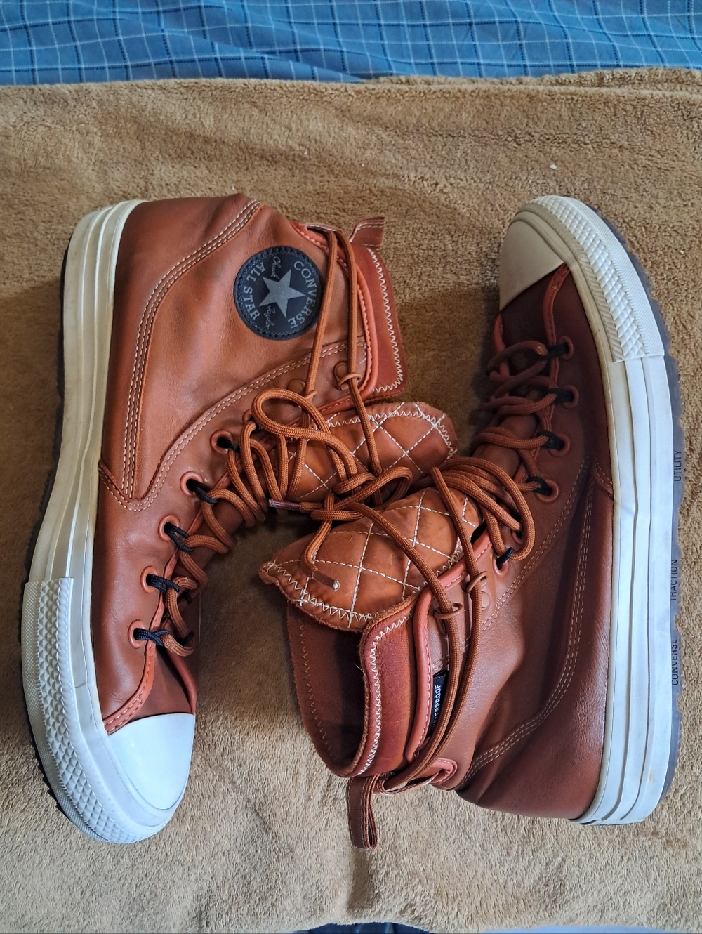 Size 10.5 - Converse Chuck Taylor All Star Utility All Terrain High Amber Sepia